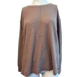 Marc Jacobs Ladies Medium Ribbed Waffle Knit Pullover Long Sleeve Blouse NWT